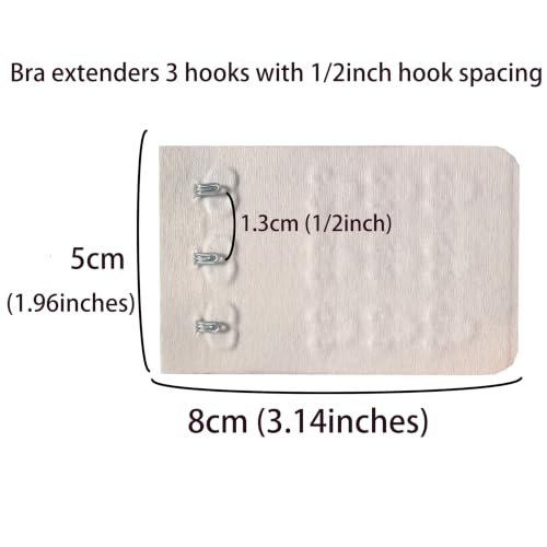 Image of SAMGU Women's Bra Extenders 2 Hook /3 Hook /4 Hook /5 Hook /6 Hook Soft Stretchy