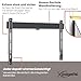 Vogel's Elite TVM 5605 Extrem Flache TV-Wandhalterung für 40-100 Zoll Fernseher, Max. 100 kg, TV Halterung max. VESA 600x400, Universelle Kompatibilität, Abstand zur Wand nur 1,5 cm