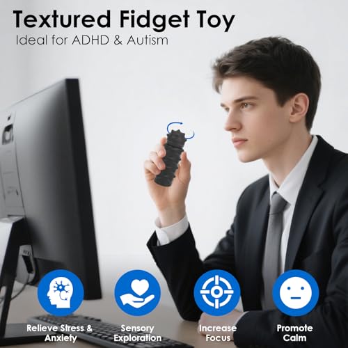 Spiky Grip Fidget Spinner – Soft Silicone Pain Stim Fidget Toy for Teens & Adults – Sensory Tool for ADHD, Autism, Anxiety & Stress Relief – Great Gift for Office or Travel - Image 5