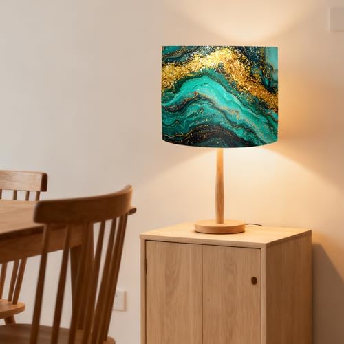 Image of Nuxovilar Lamp Shades Set of 2, 13 inch Top x 13 inch Bottom x 10 inch High (Spider) | Large lamp shades floor elegant home decor accents covers light bedroom living room (Elegant)