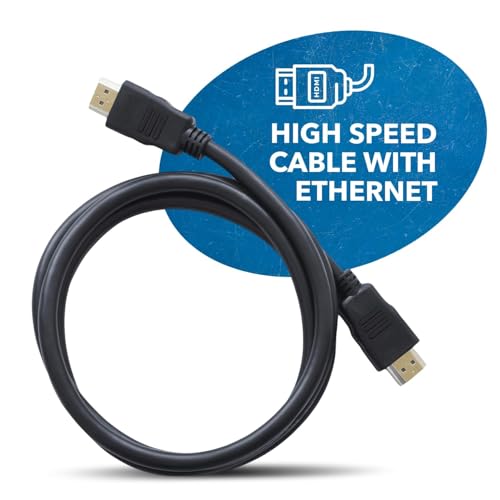 Image of 100FIT HDMI Cable 4K High Speed HDMI Cord 10.2 Gbps with Ethernet Support 4K,24Hz for All HDMI Devices, Laptop, Computer, UHD TV, Monitor, Xbox 360, PS4, PS5, Gaming Console (3 Meter / 10 Feet)