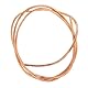 CYSFETENA 2m C1100 T2 Kupferrohr, ID 5mm OD 6mm Dicke 0,5mm Wandstärke Weich Kupferrohr für Klimaanlage Kühlschrank Kältemittelleitung, Rohr-Weichschlangenschlauch Copper Tube