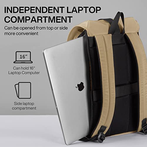 Mochila de viaje para portátil mixi, 16" y 17", marrón mocha miniatura 3