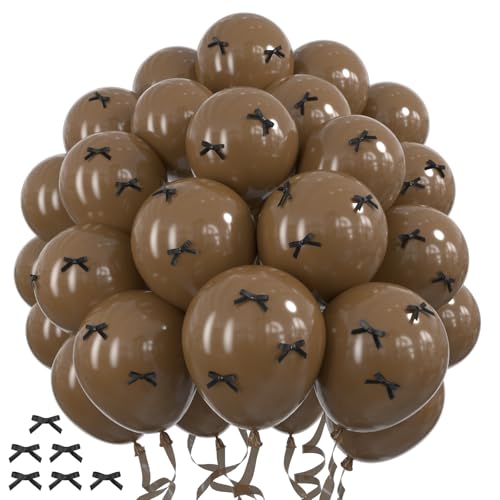 Image of Brown Balloons 12 inch,70pcs Brown Latex Party Balloons