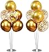 Produktbild Luftballons Ständer Kit, 2 Set Tischdekorationen Luftballons Baum, Ballonstab Halter 14 Gold Luftballons für Abschlussfeier Hochzeit Geburtstag Party Dekorationen