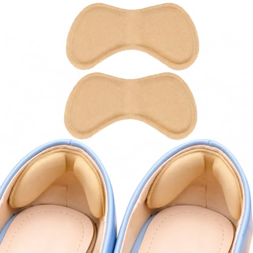 Image of Heel Pads Snugs for Shoe & Height Increase Insoles Shoe Insoles, Self-Adhesive Heel Grips Liner Cushion Inserts for Loose Shoes, Heel Pad for Heel Pain Men Women (Heel Liner)