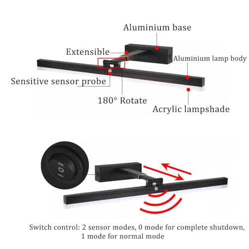 Lámpara de pared interior LED impermeable de aluminio para iluminación de escaleras 3