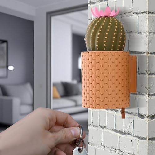 Porte-clés et crochet mural cactus, étagère de rangement multifonction 14 - 8