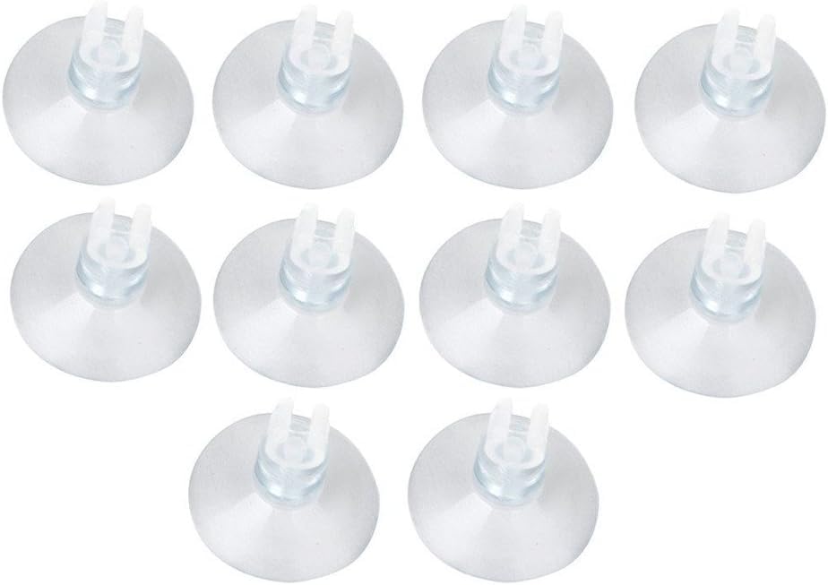OPDUO 25 pcs Aquarium Fish Tank Suction Cup Sucker Holders for Air Line Tube Hose Pump,Suction Aquarium Suction Cups Airline Suction Cup for Fish Tank Tubing Clear Holders Clips Clamps - Image 4