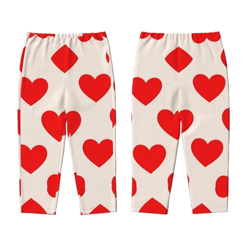 Pajama Pants Pajama Bottoms with Elastic Waistband Sleepwear Lounge Pants, Love Hearts3