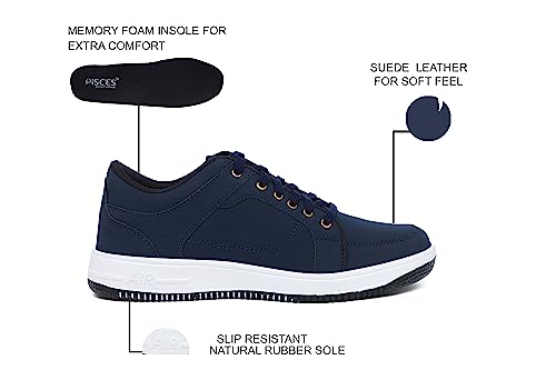 Image of PISCES Men's Mid Top Ankle Sneakers