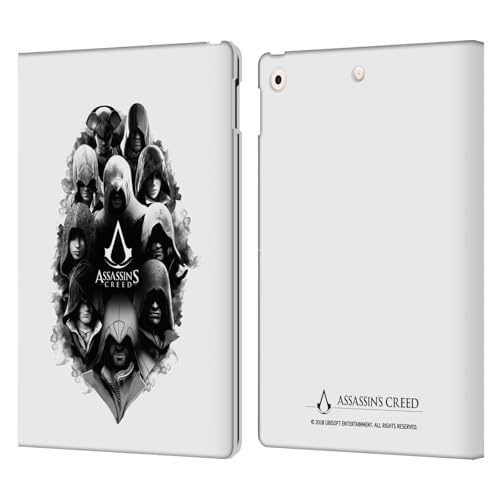 Étui portefeuille iPad 10.2 Assassin's Creed housse protection cuir avec support vidéo