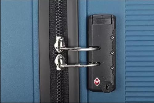 Image of American Tourister Kamiliant Cabin Luggage Polyproplyene Dual 4 Spinner Wheels Trolley Bag /Luggage,with 3 Years International Warranty 55 cm (Blue)
