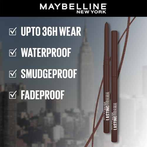Image of Maybelline New York Colossal Lasting drama Kajal, 30 Brown Sugar | 36H Wear, Waterproof, Smudge Proof Kajal