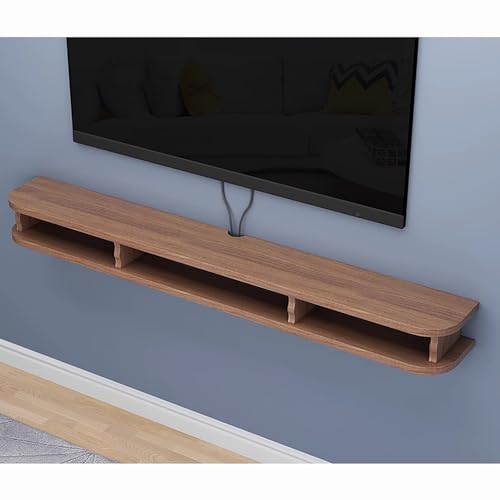 Console multimédia suspendue 100 cm : fixez votre support TV flottant