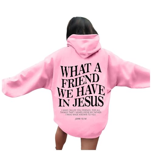 Hoodies For Women Word Graphic Sweatshirts For Women Vintage Hoodie Trendy Sweatshirts Preppy Clothes Long Sleeve (M)