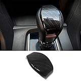 Carbon Fiber Grain Interior Gear Shift Knob Protector Cover Trim Sticker For Honda 10th Gen Civic 2016 2017 2018 2019 2020
