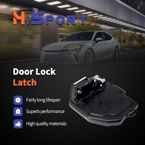 Image of HiSport 931-405 Rear Left Door Latch Lock Actuator 6906006100 69060-33120 | Compatible with Toyota Lexus ES300h ES350 GX460 GS200t GS450h Scion xB 4Runner Camry Corolla Highlander Prius RAV4