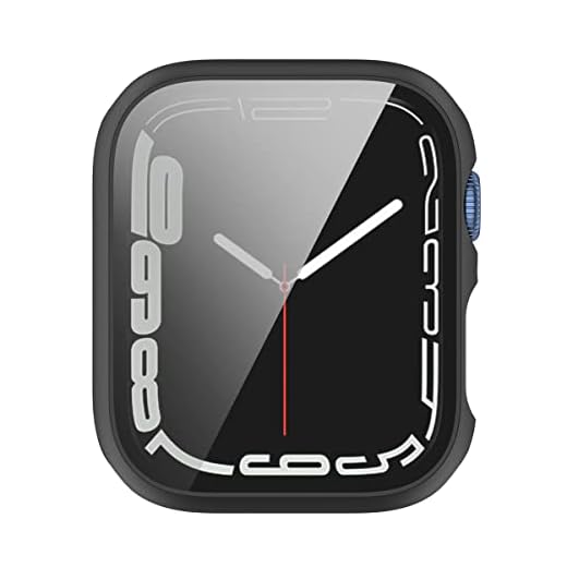 PINHEN Apple Watch Custodia HOCO iWatch Plated Metal Bumper Protettivo Case Cover Custodia per Apple Watch Series 2 (Nero, 42MM)