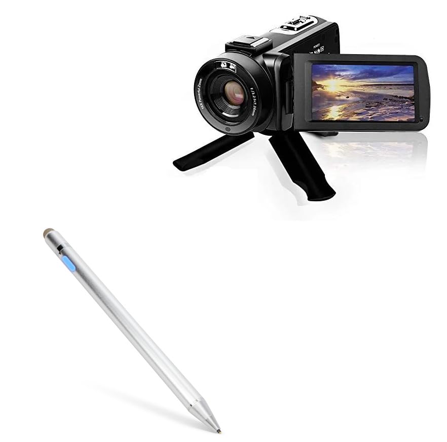 BoxWave Stylus Pen Compatible with VJIANGER Video Camera Camcorder (3 in) - AccuPoint Active Stylus, Electronic Stylus with Ultra Fine Tip for VJIANGER Video Camera Camcorder (3 in) - Metallic Silver
