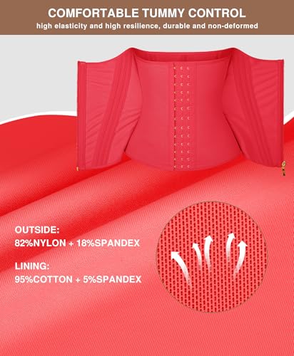 Image of Lover-Beauty Waist Trainer for Women Corset Shapewear Tummy Control Workout Waist Cincher Body Shaper Girdle