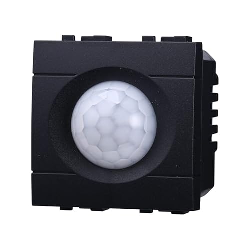 Sensore Movimento PIR Timer 2P 2M Nero