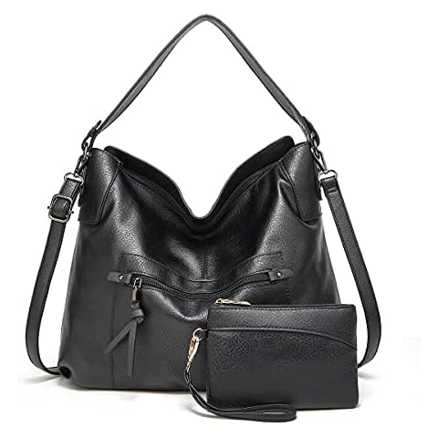 Gladdon Hobo Bags for Women,Large Capacity Handbags Bags Ladies Tote Bags Leather Crossbody Shoulder Bags with Small Purse Set 2PCS Cover