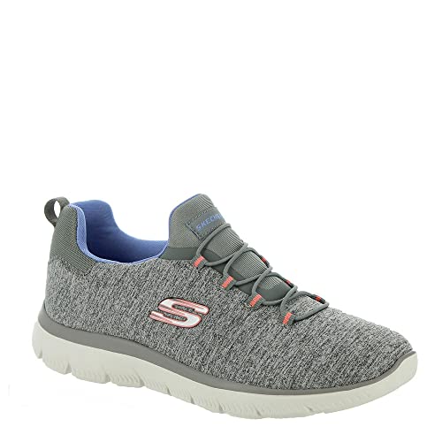 Skechers Sport SummitsQuick Getaway Womens Sneaker 10 CD US Grey HeatherBlue