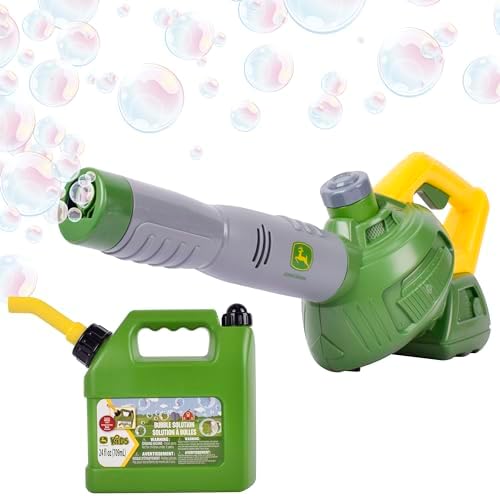 John Deere Bubble Leaf Blower - 24 oz Refill, Bubble Machine - Ages 3+