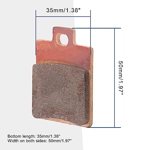 GOOFIT Brake Pads One Pair for 50cc 70cc 90cc 110cc 125cc 150cc 200cc 250cc ATV Dirt Bike Four Wheeler Pit Bike Trail Bike by GOOFIT - Image 2