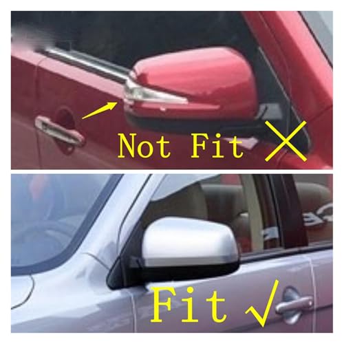 Boîtier de rétroviseur pour Mitsubishi Lancer 10, coque de remplacement noire brillante