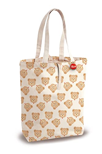 Trudi Teddy Love Shopper SPRING Bolso shopper con osito de peluche. Accesorios de viaje | 38X42cm medida unica | Teddy Love | modelo 19463