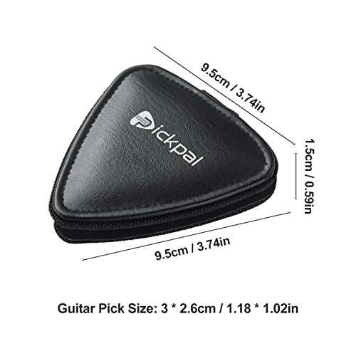 Btuty Boîte à médiators pour guitare électrique acoustique, comprend 12 médiators de guitare en cuir, pochette de… - Les Beatles, Paul McCartney, John Lennon, RIngo Starr, George Harrison Btuty Boîte à médiators pour guitare électrique acoustique, comprend 12 médiators de guitare en cuir, pochette de… – Image 3