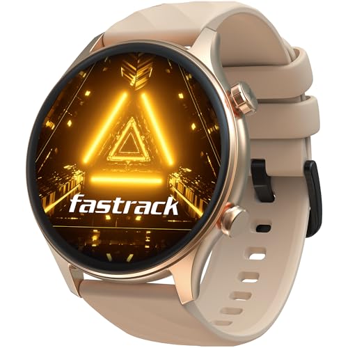 Image of Fastrack Optimus 2 Pro Smart Watch,1.43'' AMOLED Display, Advanced Blazing Fast UI, AOD, Metal Case, IP68 Water & Dust Resistant, Single Sync BT Calling, Working Crown Smartwatch for Men & Women