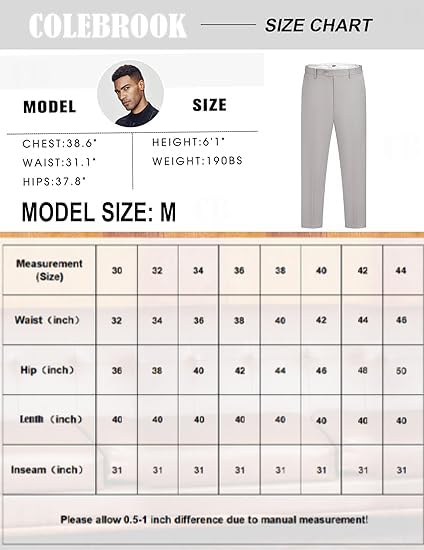Image of CB-COLEBROOK Luxury PV Stretchable Classic Casual Pants for Men | Stylish Ankle Fit Men's Wear Premium Trousers for Office or Party | Mens Fashion Dress Trouser with 4 Pockets & Suit Pant's