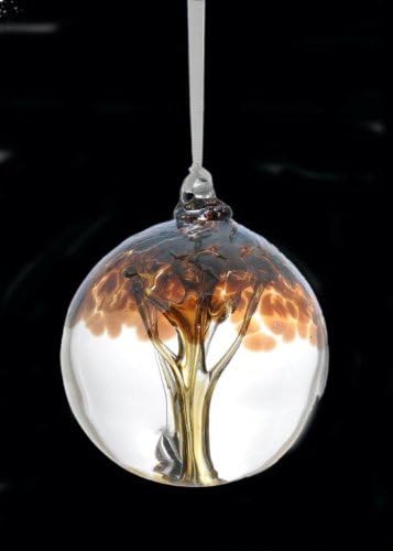 D&J Glassware New Beginnings Tree of Life Glass Friendship Ball
