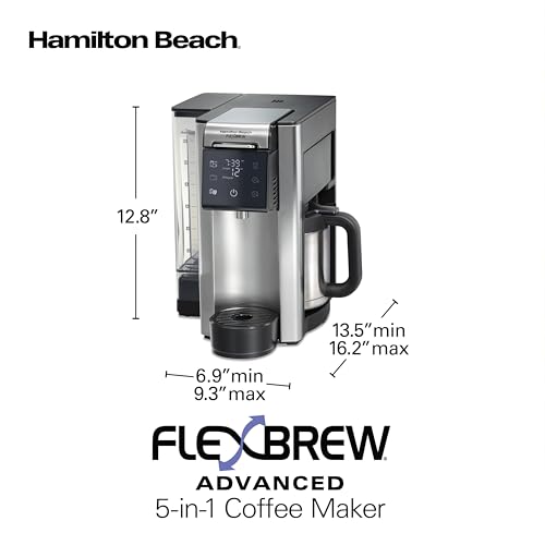 Hamilton Beach Flexbrew Advanced 5-in-1 Drip & Single Serve Coffee Maker - image 8