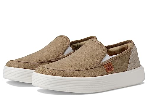 HEYDUDE Sunapee Craft Linen Olive Size M102