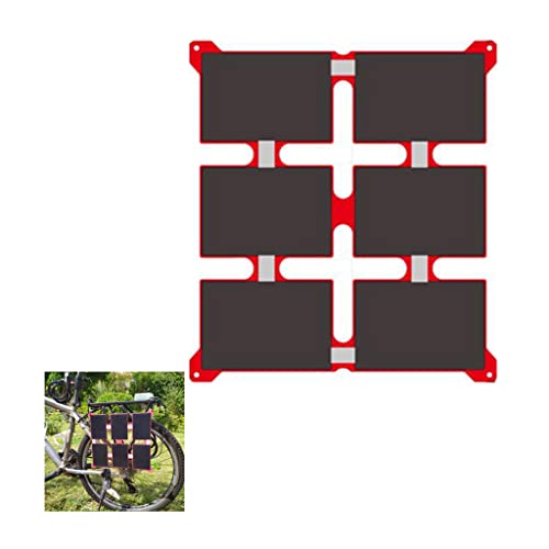 WXMLLZLD 5 V Wasserdichtes Faltbares Solarladegerät Potenzielle Sicherheitsrisiken Durch Lithiumfreie Batterien Tragbare Outdoor Powerbank Einzel-USB/dual USB Cover