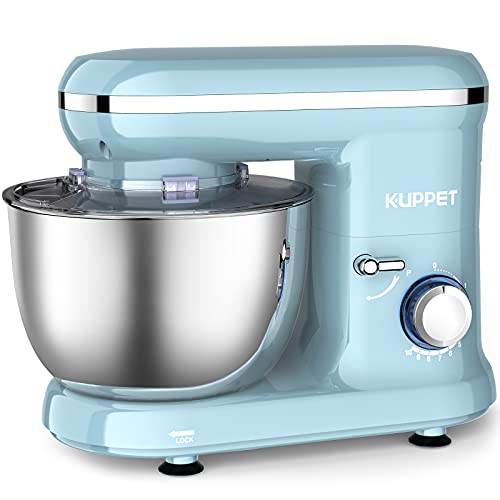 Küchenmaschine, Knetmaschine zum Backen, 1500 W 10 Geschwindigkeit elektrischer Kuchenmixer mit 4.5L Schüssel, Rührbesen…