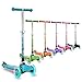 3StyleScooters® RGS-1 Petite Trottinette à Trois Roues pour Enfants - Idéal pour Les Enfants de Plus de 3 Ans, Dotée de Roues à Lumières LED, Modèle Pliable, Poignées Réglables (Bleu)
