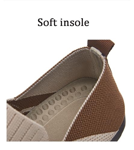 Wide Toe Sneakers for Women Breathable Fabric Non-Slip Outsole Walking Shoes Running Sneakers4