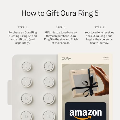 Image of Oura Ring 5 Gifting Sizing Kit - Unique Sizing - Give The Gift of Health