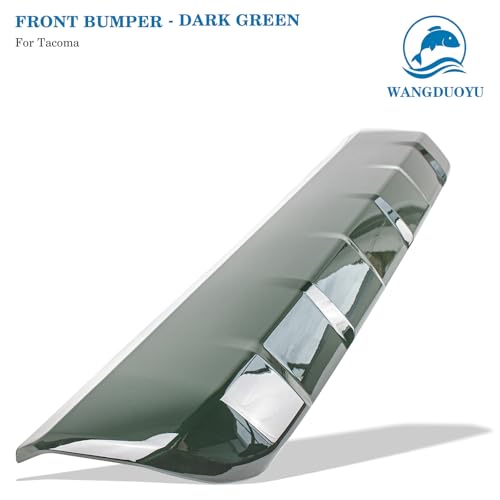 Image of Front Bumper Lower Valance Panel Skid Plate Black Compatible with 2016-2023 Toyota Tacoma - Replaces Part 53911-04210 TO1095205 (Green)