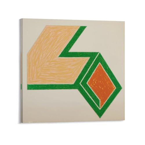 Poster Frank Stella Effingham toile 60x60 cm pour la décoration moderne d'une chambre