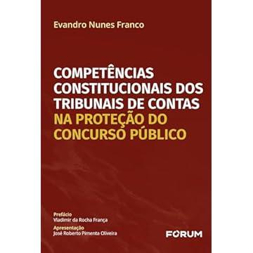 Capa do livro Competências constitucionais dos Tribunais de Contas na proteção do concurso público
