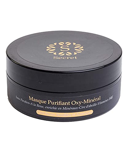 Pin Up Secret - Oxy-Mineral Purifying and Detoxifying Dead Sea Black Mask - Enriched with Beeswax - Masque Purifiant Oxy-MinÃ©ral