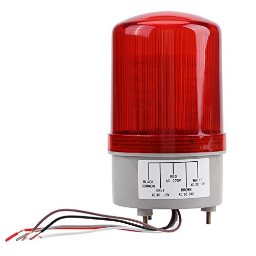 Faro Rotante Luce Faro Pc Abs Rosso 1Pc Led Rosso