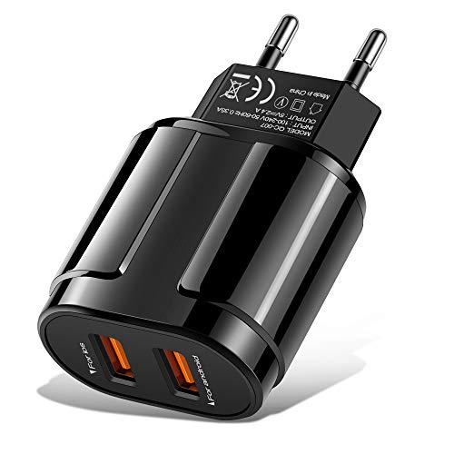 Confezione Da 4 Caricabatterie USB 5V 1A Con Spina Da Parete - Spedizione Gratuita