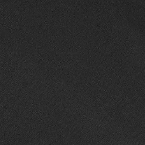 Image of Amazon Basics 3-Piece All-Season Soft Down-Alternative Comforter Bedding Set, Pinch Pleat Design with Piped Edges, Full /Queen, Black